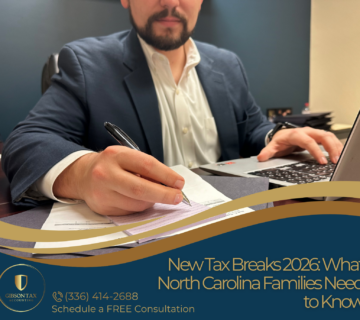 North Carolina tax accountant helping clients maximize new tax breaks 2026