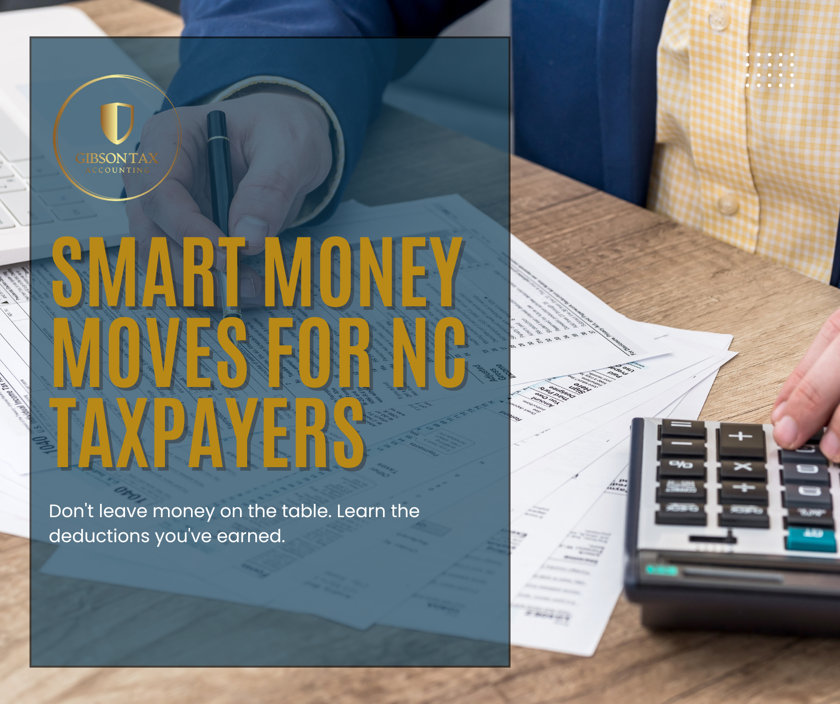 Gibson Tax accountant helping North Carolina client navigate Trump tax changes 2026