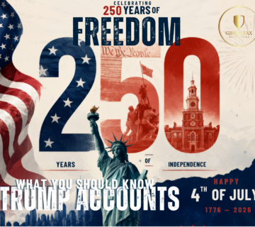 Trump Accounts NC families 2026   Celebrating 250 Years of American Independence July 4th Gibson Tax