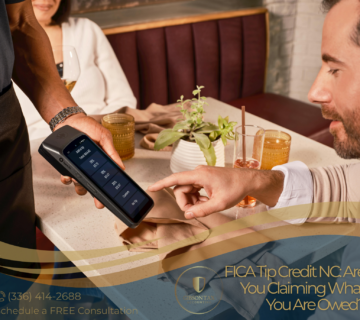 NC salon and restaurant owners claiming FICA tip credit on Form 8846 with Gibson Tax